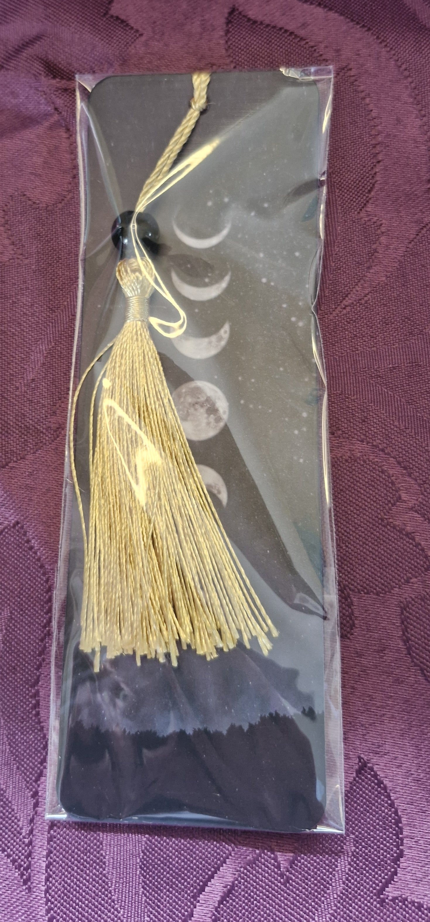Black Obsidian Crystal Bookmark