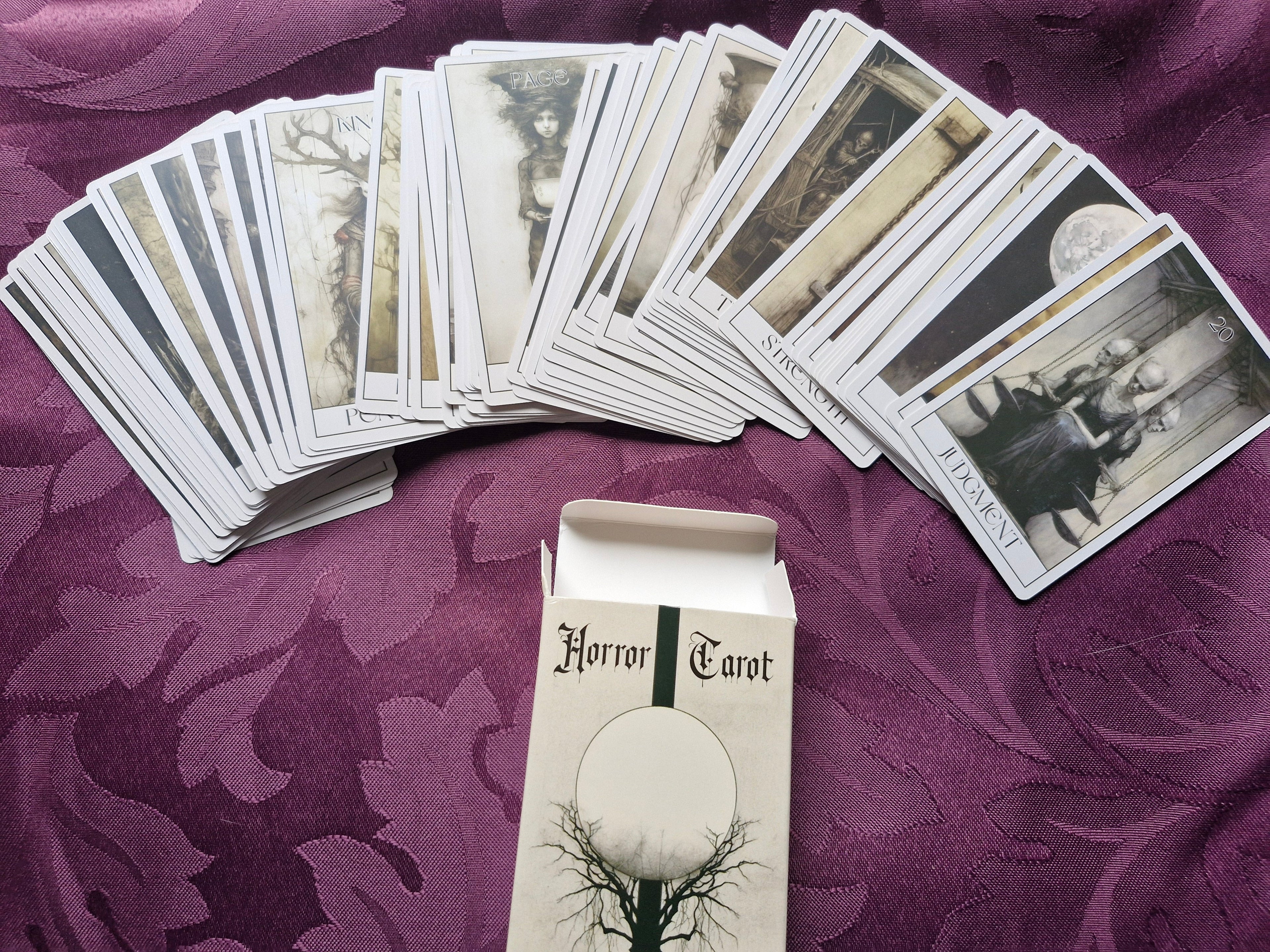 Horror Tarot Cards