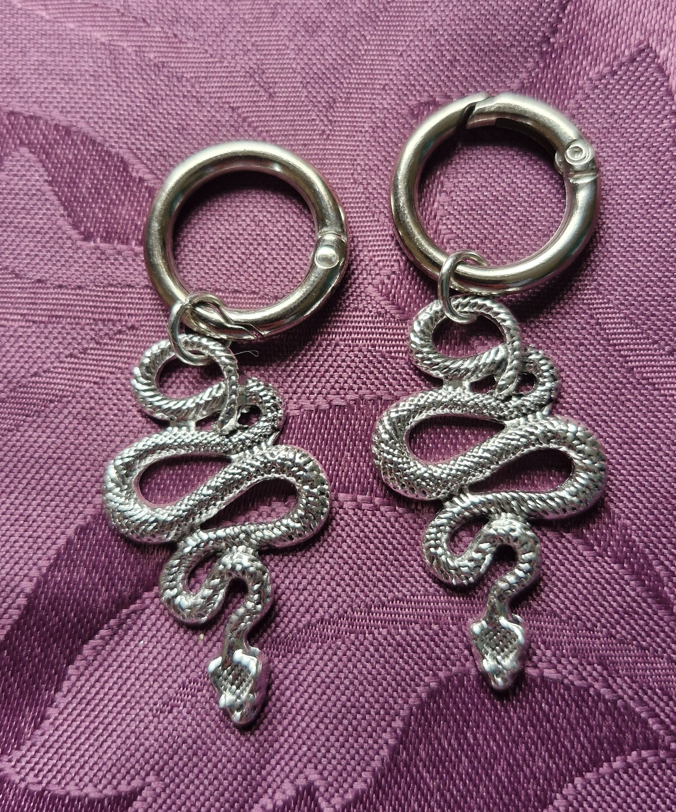 Snake charm pendants for boots