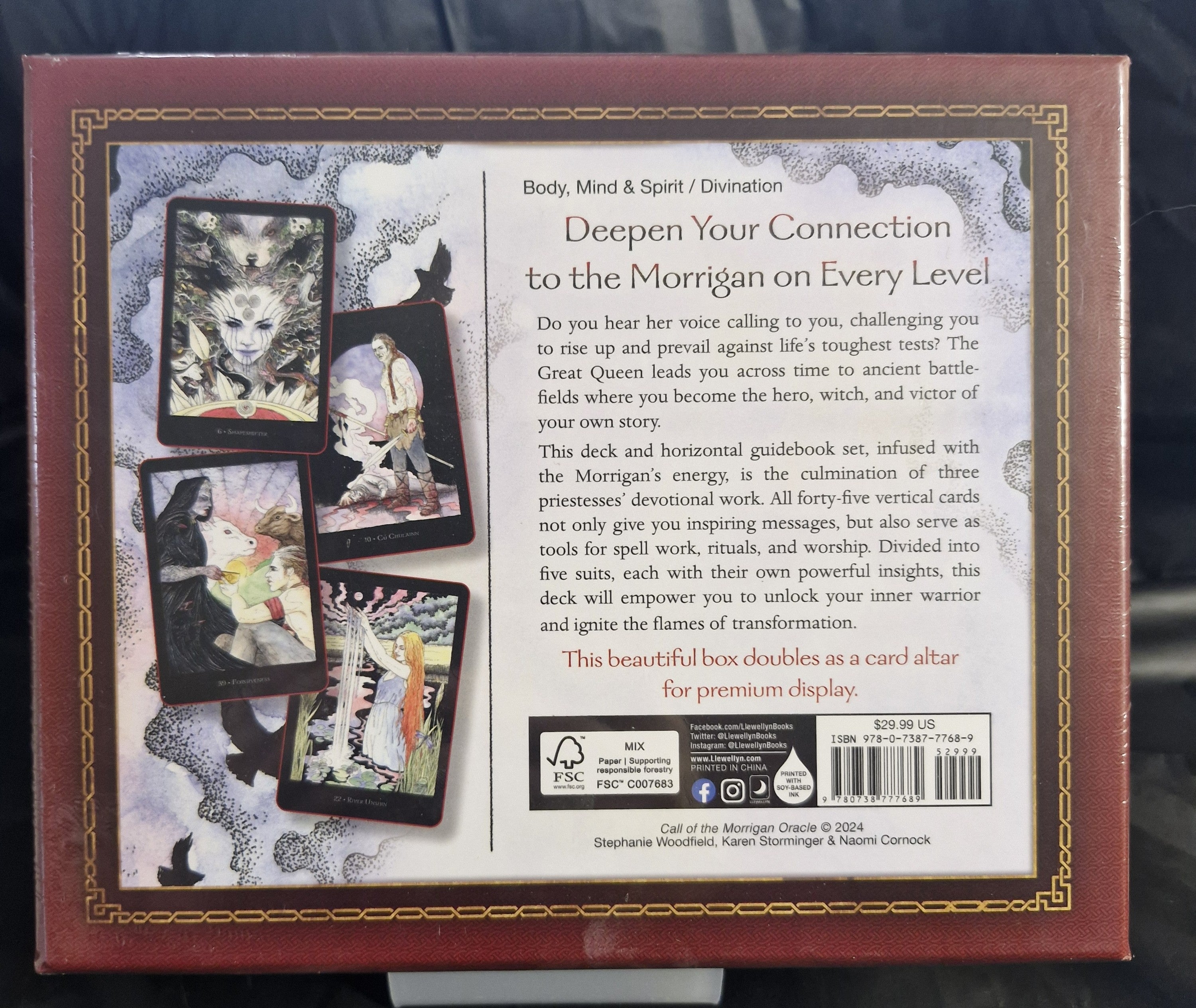 New - Call of The Morrigan Oracle Deck