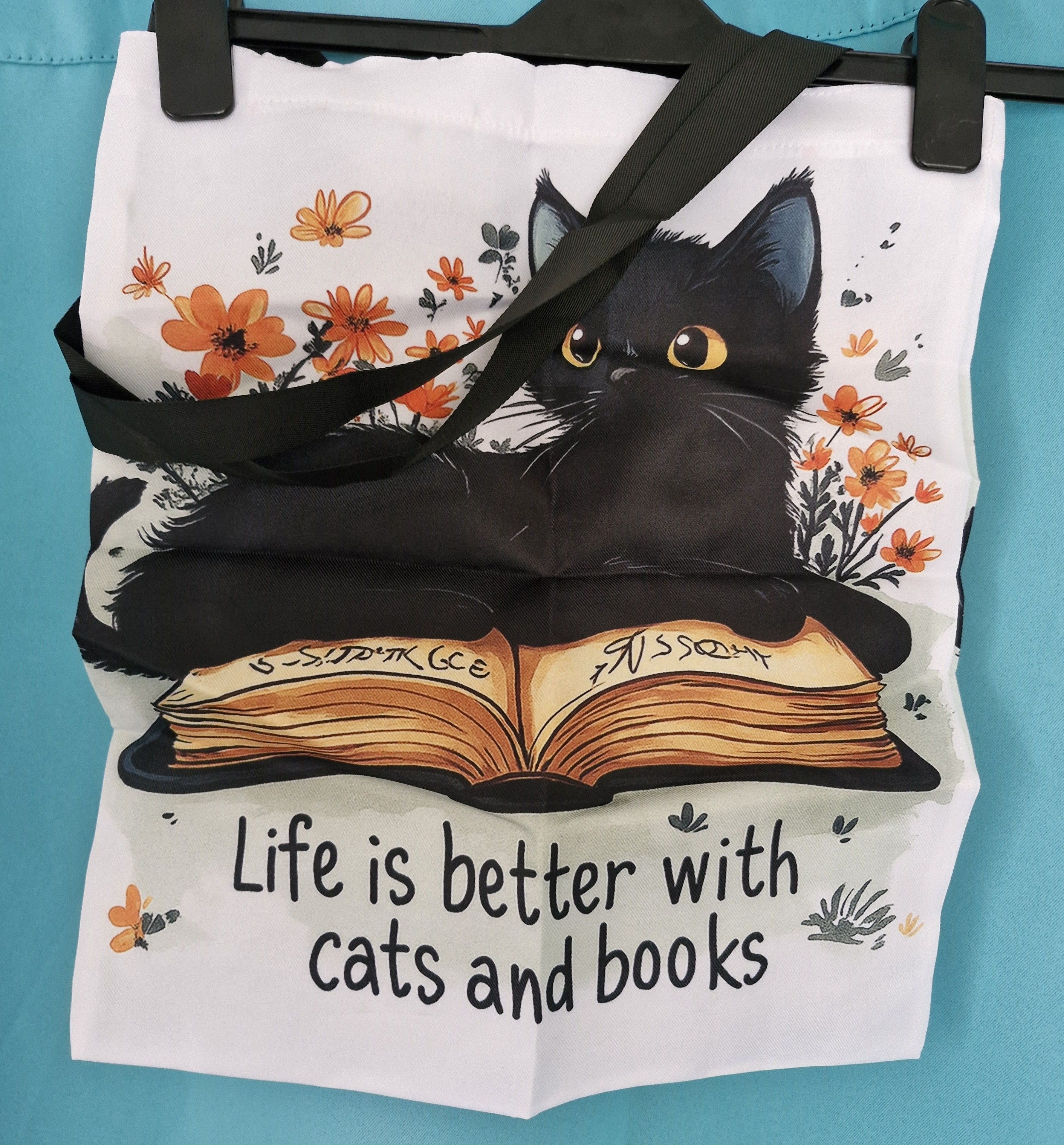 Life is Better with Cats and Books bag
