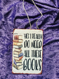 Cute little book sign