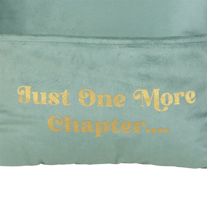 Cushion with book pocket